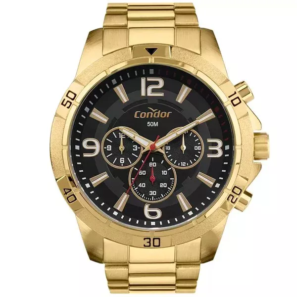 Relógio Condor Masculino Dourado