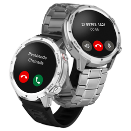 Smartwatch Technos Connect Sports Call Prata