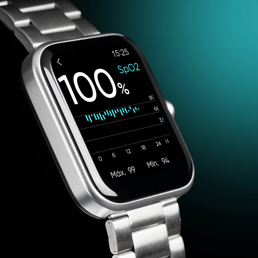 Smartwatch Technos Connect MAX Prata