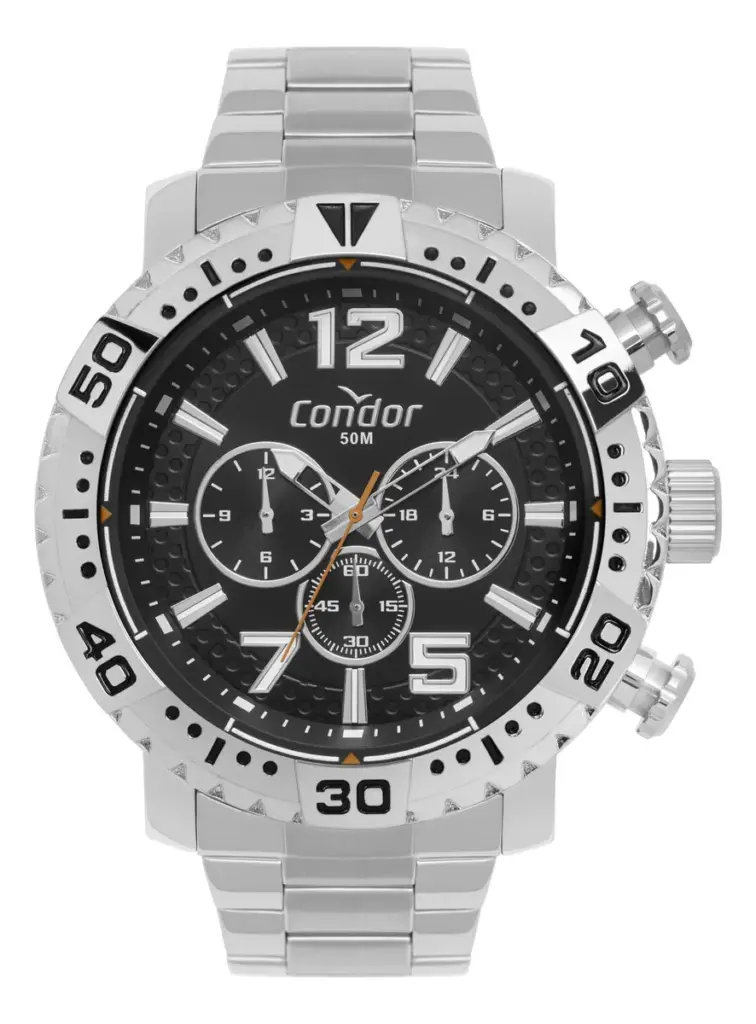 Relógio Condor Masculino Prata
