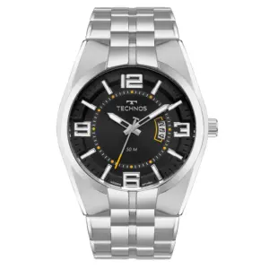 Relógio Technos Masculino Skymaster Prata