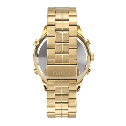 Relógio Condor Masculino Analógico Dourado
