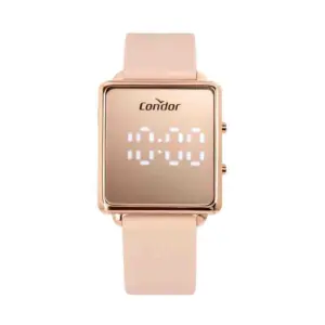 Relógio Condor Feminino Digital Rosê