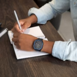 Relógio Seculus Masculino Hexagonal Preto Esportivo