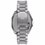 Relógio Seculus Masculino Hexagonal Aço Prata Esportivo