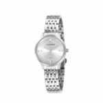 Relógio Mondaine Feminino Prata Social Mostrador Com Pedras