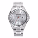 Relógio Mondaine Masculino Casual Visor Texturizado Prata