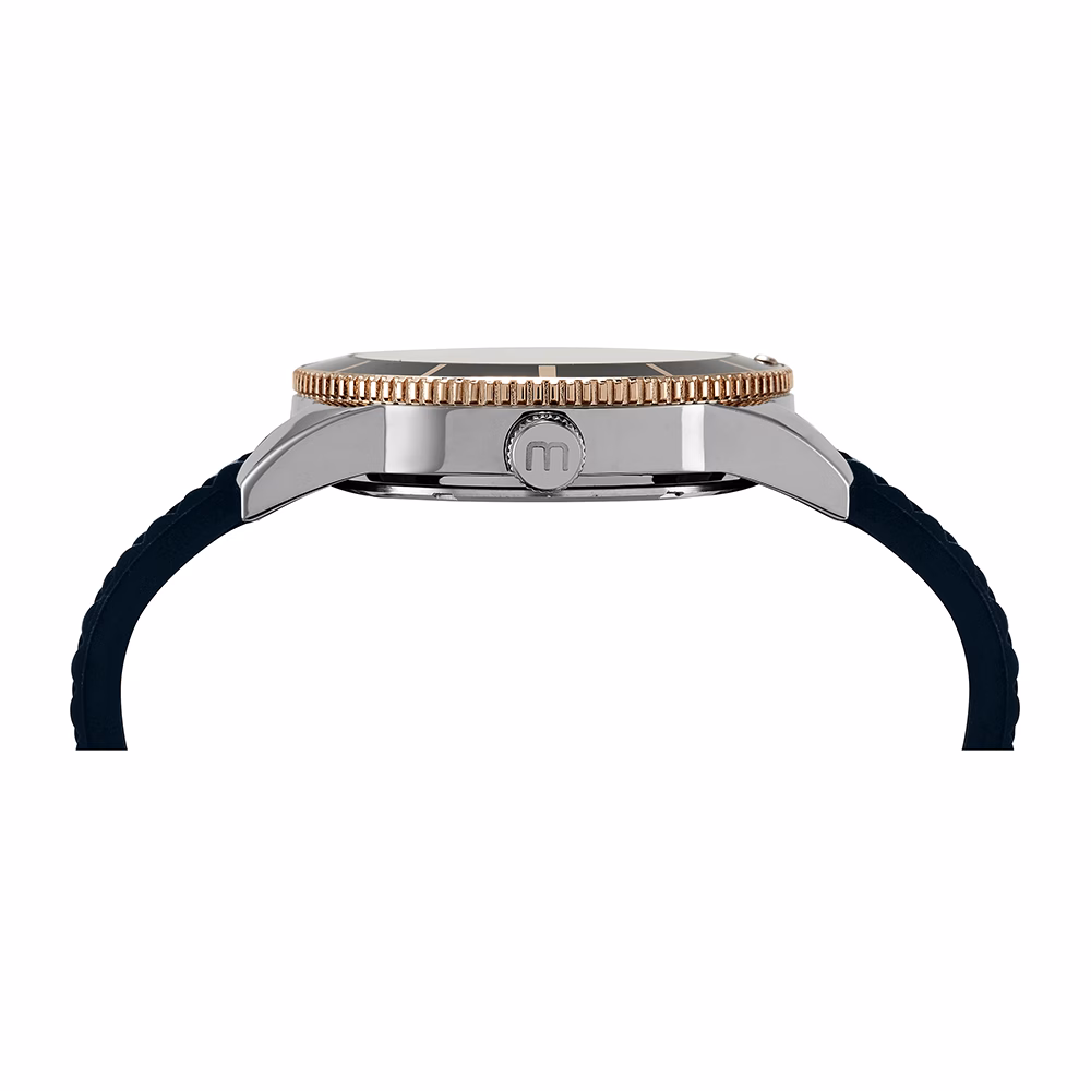 Relógio Mondaine Masculino Texturizado Silicone Azul