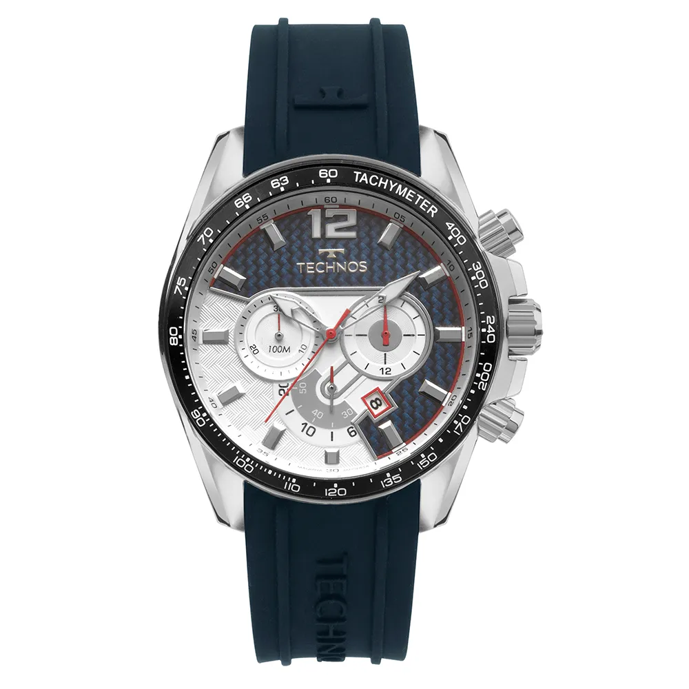 Relógio Technos Masculino Carbon Bicolor