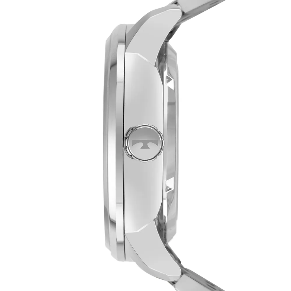 Relógio Technos Masculino Prata Skeleton Automatico