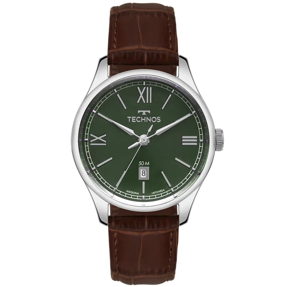Relógio Technos Masculino Executive Prata