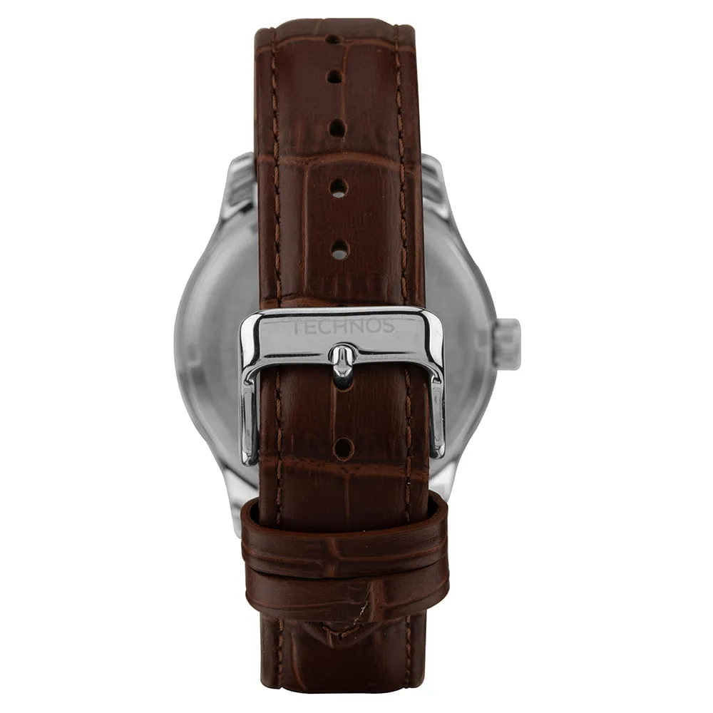Relógio Technos Masculino Executive Prata