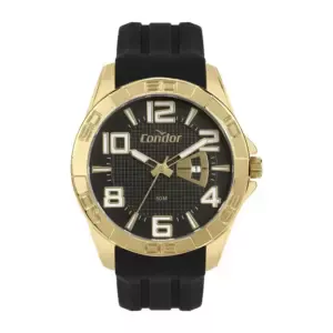Relógio Condor Masculino Dourado Esportivo