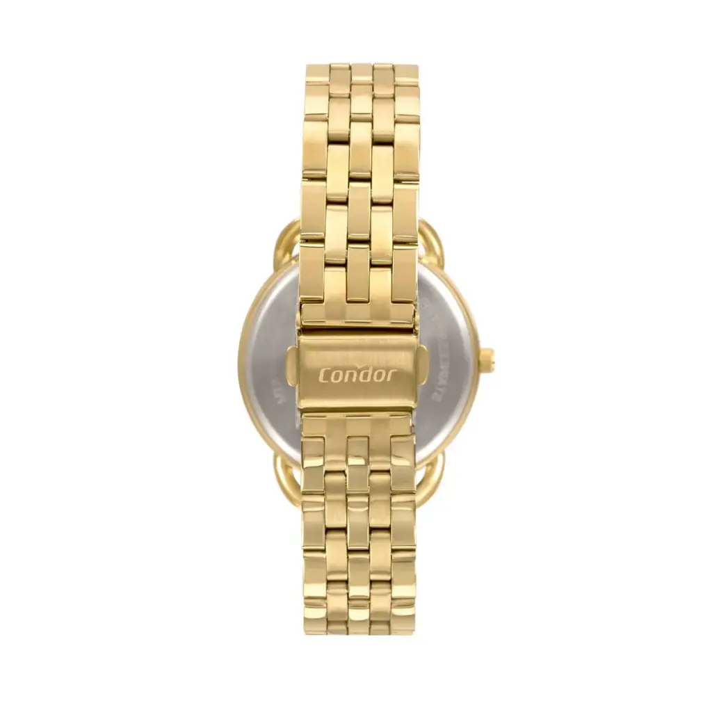 Kit Condor Feminino Relógio Dourado