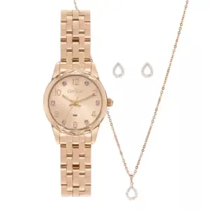 Kit Condor Feminino Relógio Mini Rosé