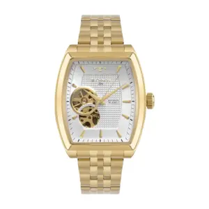 Relógio Technos Masculino Dourado Open Heart Automatico
